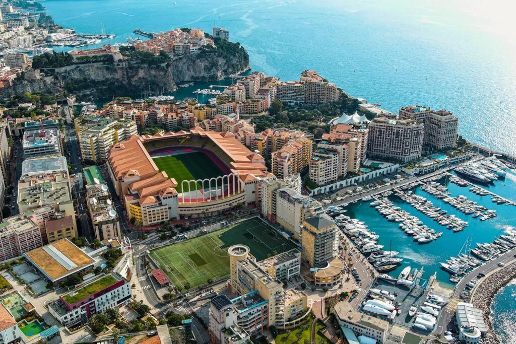 Saint-Antoine Les Jardins De Monaco Vue Mer Et Piscineアパートメント エクステリア 写真