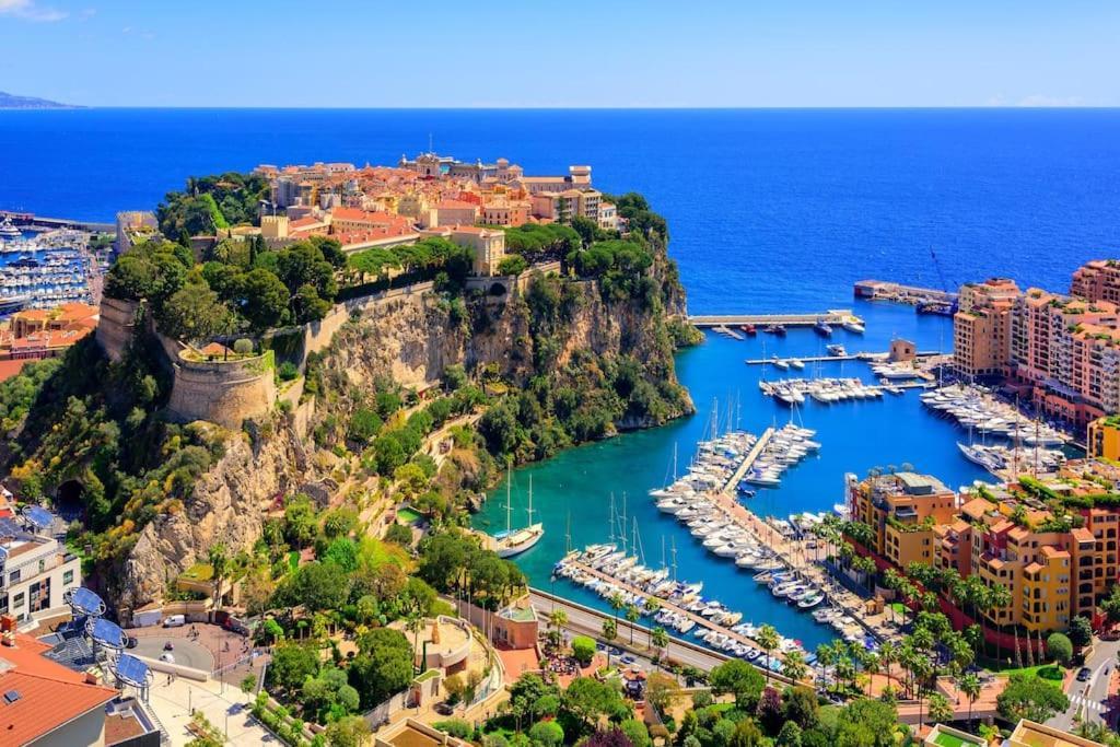 Saint-Antoine Les Jardins De Monaco Vue Mer Et Piscineアパートメント エクステリア 写真